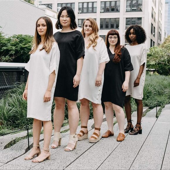 Vetta Capsule Relaxed Tunic in Sand - Picture 3 of 7